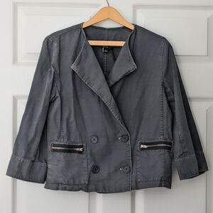 J. Crew City Fit Cropped Twill ModernJacket Prototype Sample 40" Bust Size 6